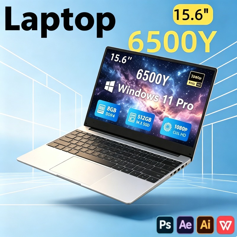 Gaming Keyboard 2026 - Backlit Keyboard, Fingerprint, Lightweight 2026 15.6