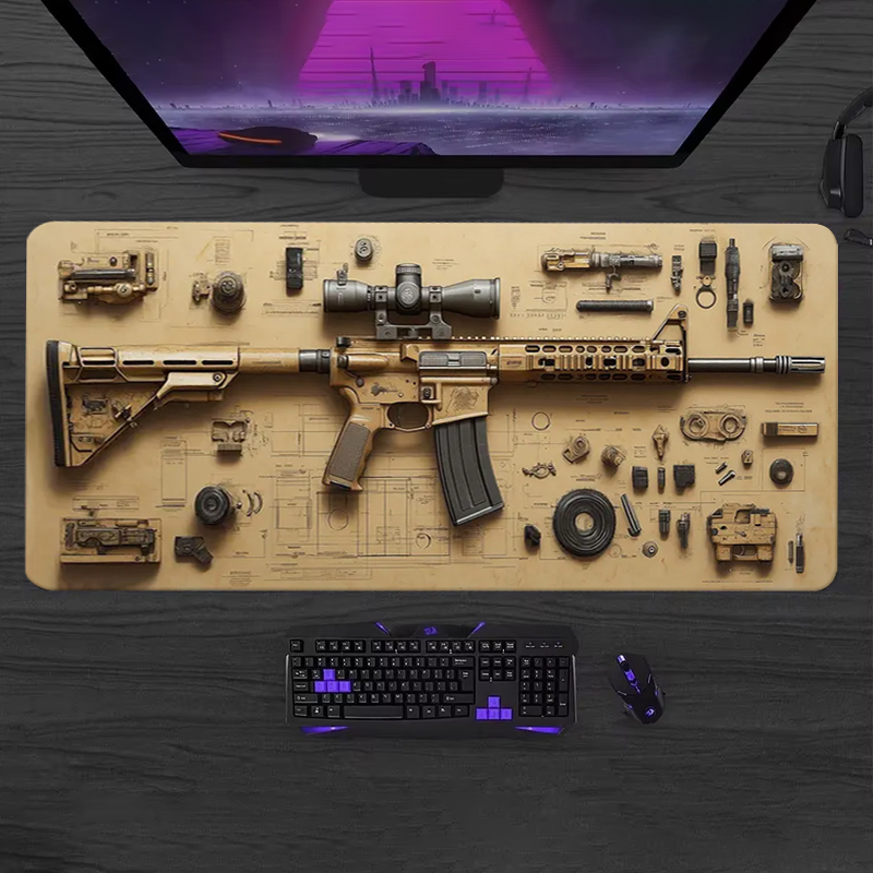 Gaming Keyboard Mouse - Parts Disassemble Soft Gaming Mouse Pad