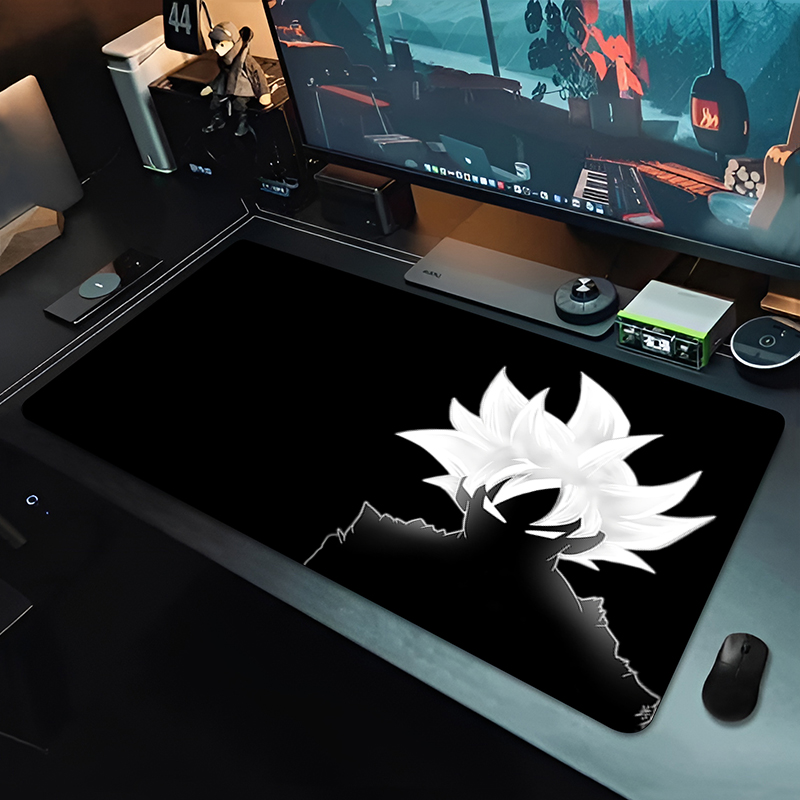 Gaming Keyboard Easy To Clean - DBZ Black Anime Mouse Pad Dragon