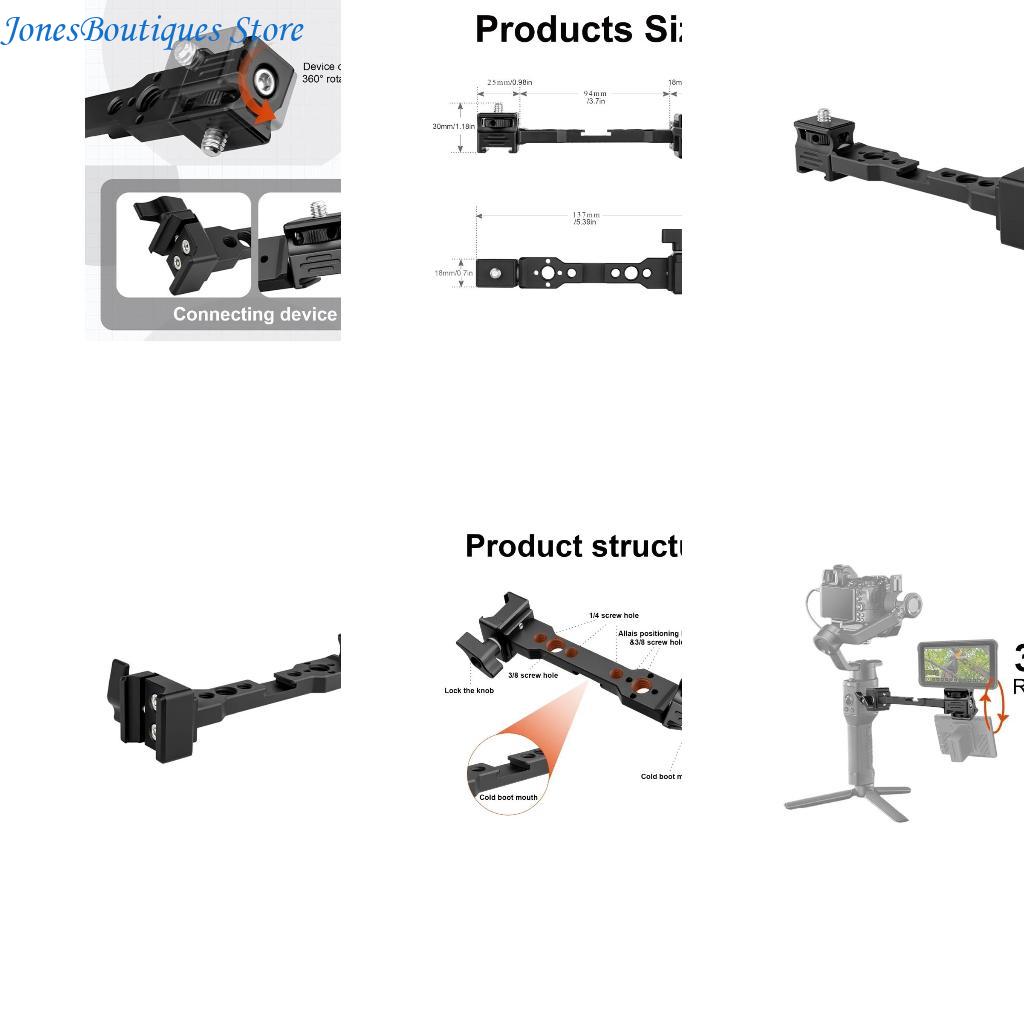 Stabilizer Screw In - Camera Bracket with Scratch Resistant Padding