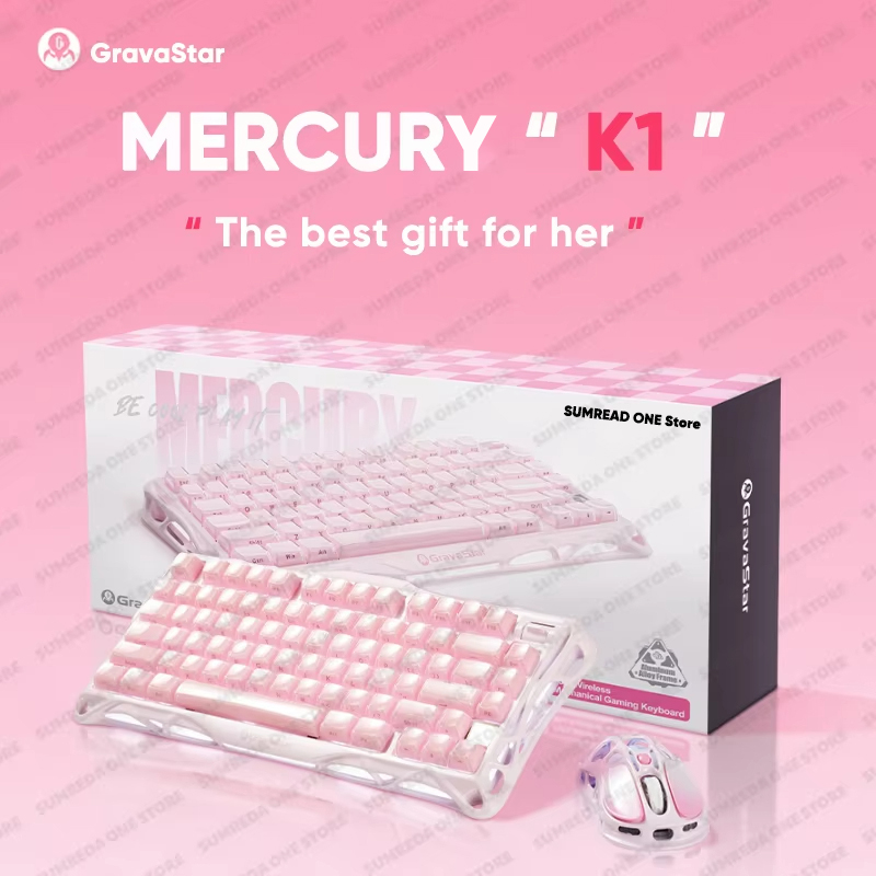 Gaming Keyboard Bluetooth - Grava Star Mercury K1 Wireless Gaming