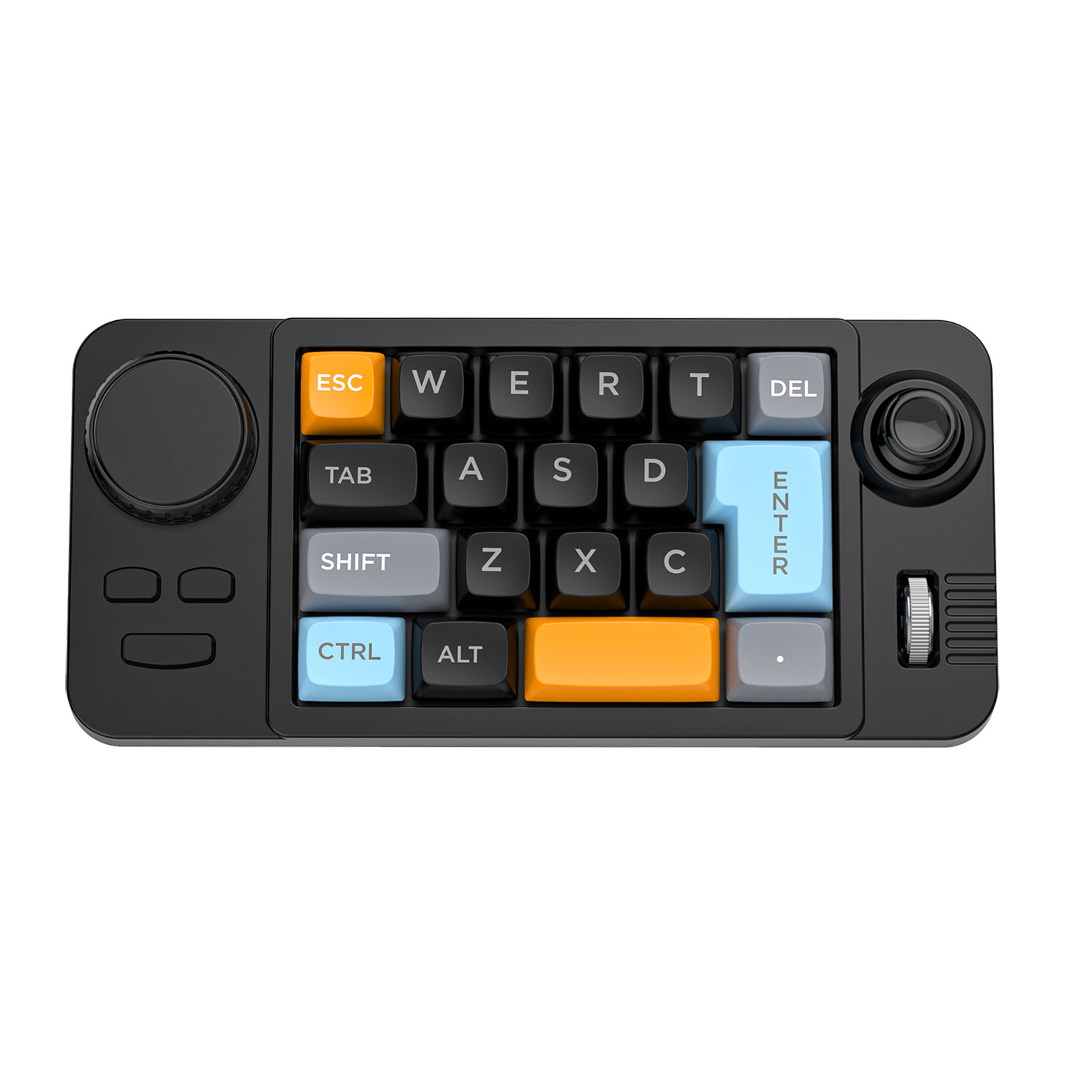 Gaming Keyboard Hot Swappable - 19-Key Joystick Double Roller RGB Hot-swappable