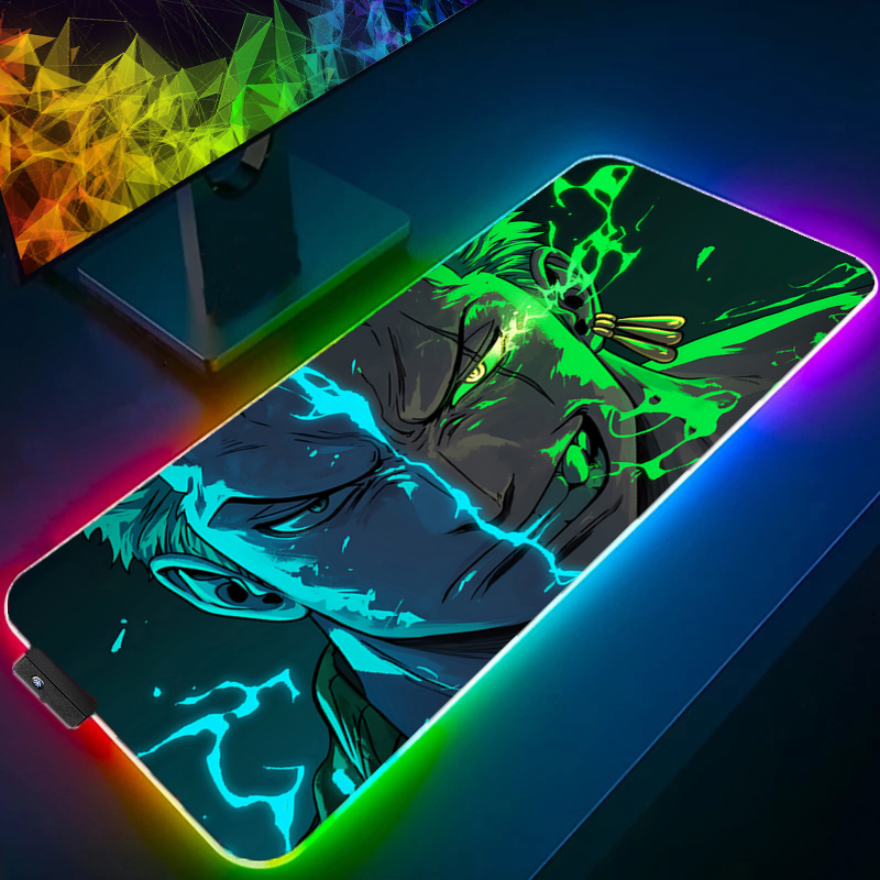 Gaming Keyboard No Rgb - ONE PIECE Zoro Mouse Pad RGB