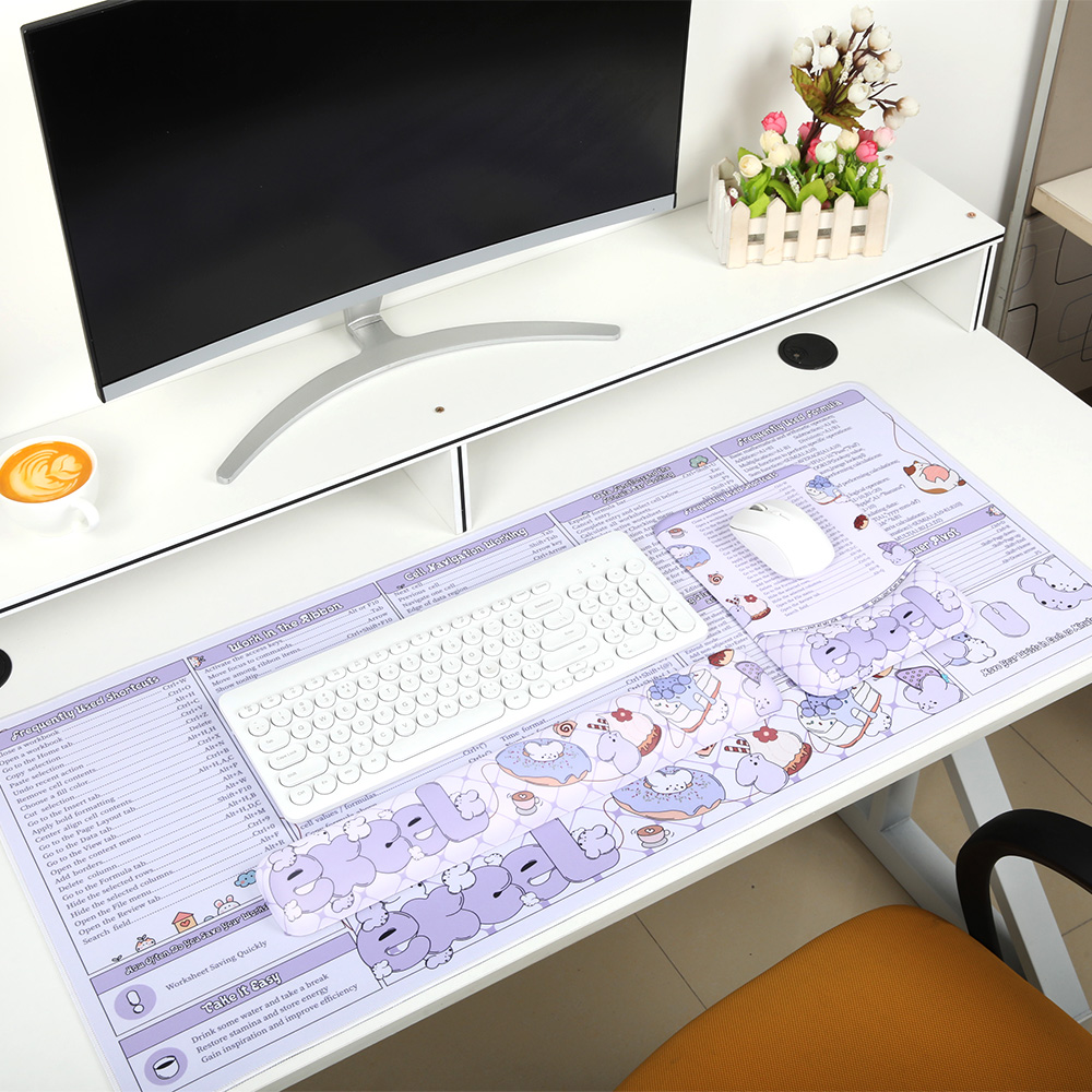 Gaming Keyboard And Mouse Set - Gaming Mouse Pad Keyboard Wrist Rest