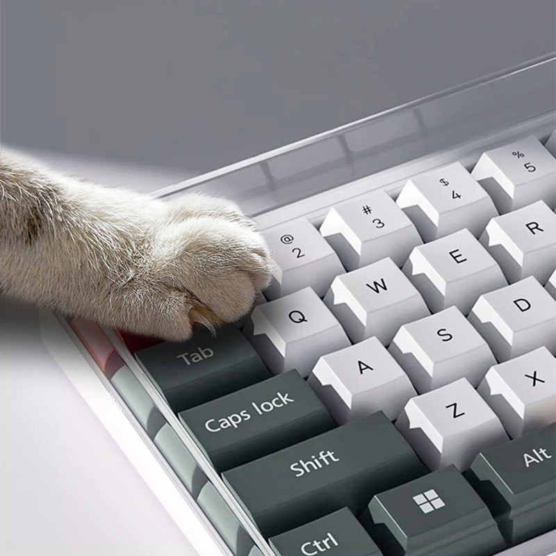 Gaming Keyboard Extension - ★▲78/108 Keys Acrylic Transparent Dust-Proof Keyboard