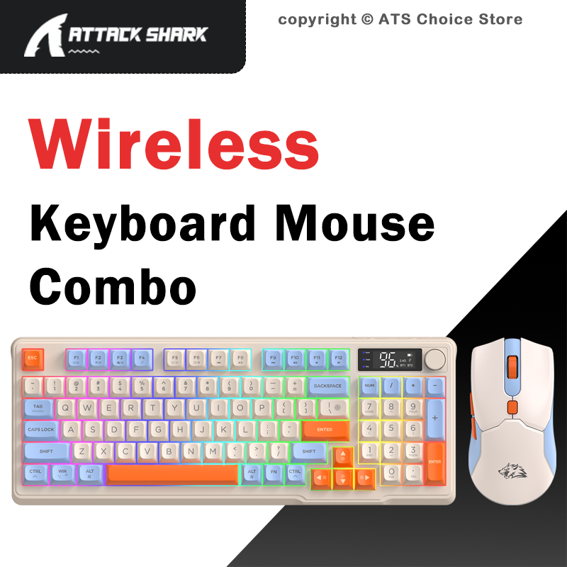 Gaming Keyboard Extension - FREEWOLF T96 Wireless Keyboard Mouse Combo,
