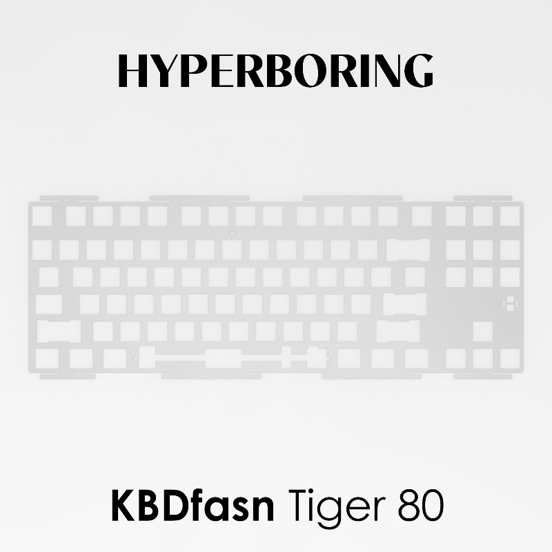 Gaming Keyboard Ergonomics - HYPERBORING Tiger80 Keyboard Positioning Board Customization