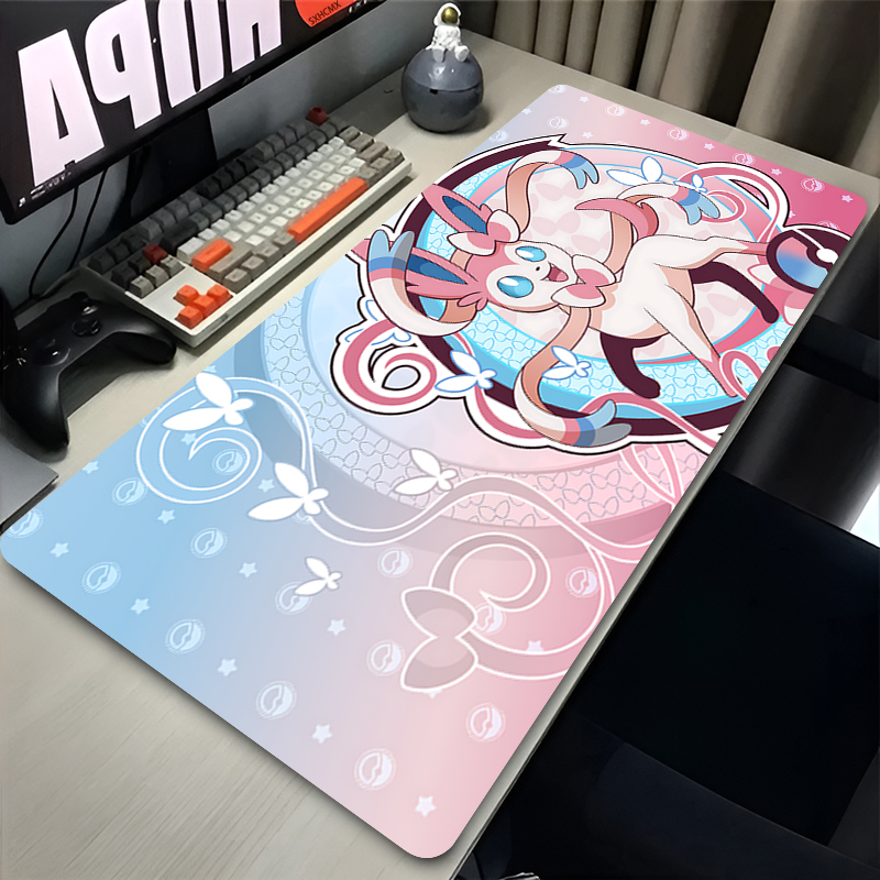 Gaming Keyboard Easy To Clean - Large Pink Cute Mousepad XXL Gaming