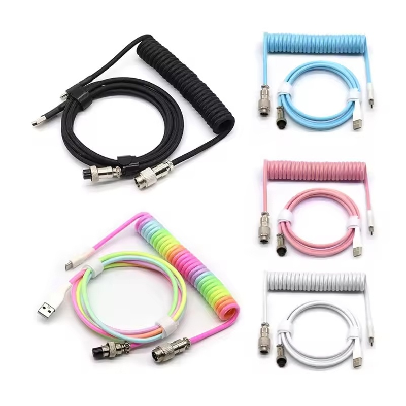 Mechanical Keyboard Coiled Cab - Gaming Keyboard Type C 评论和价格