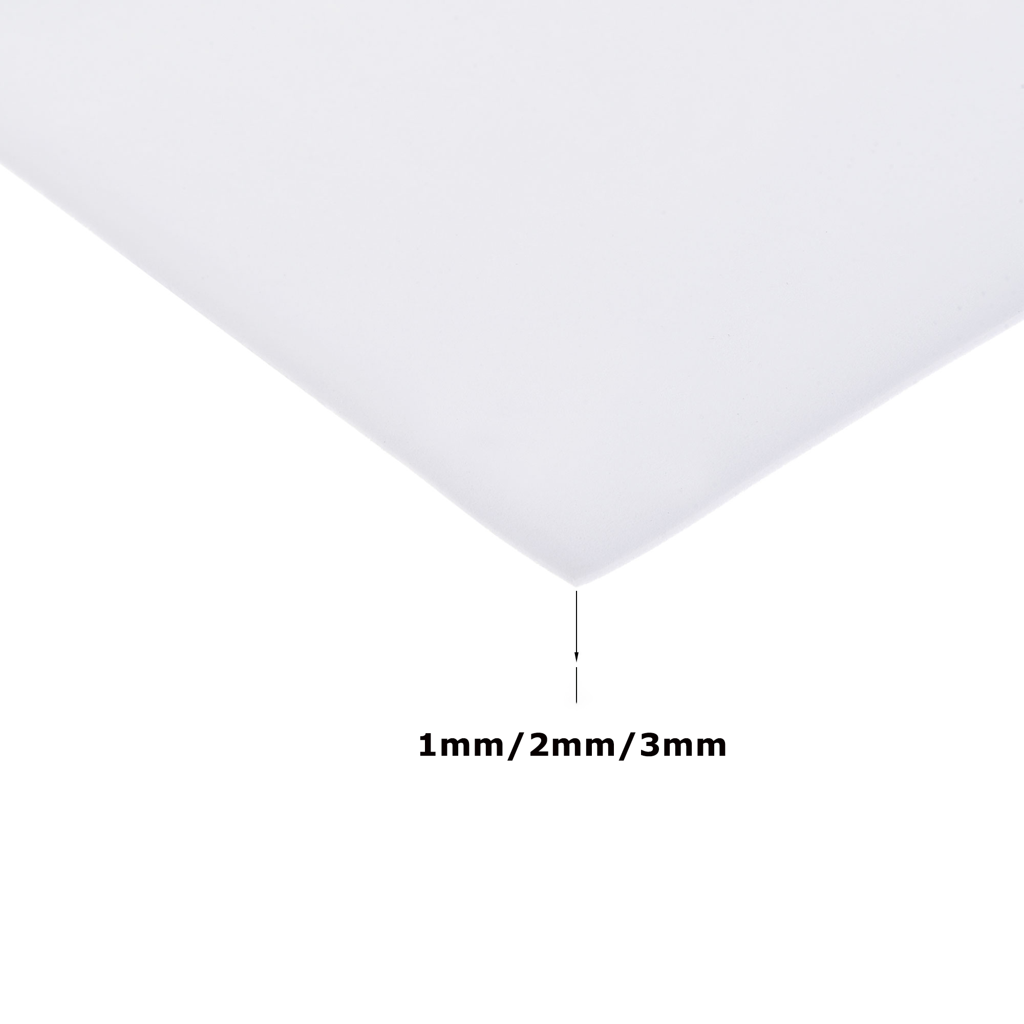 1pcs 1/2/3mm Thickness White E - Polyurethane Foam Sheet 评论和价格
