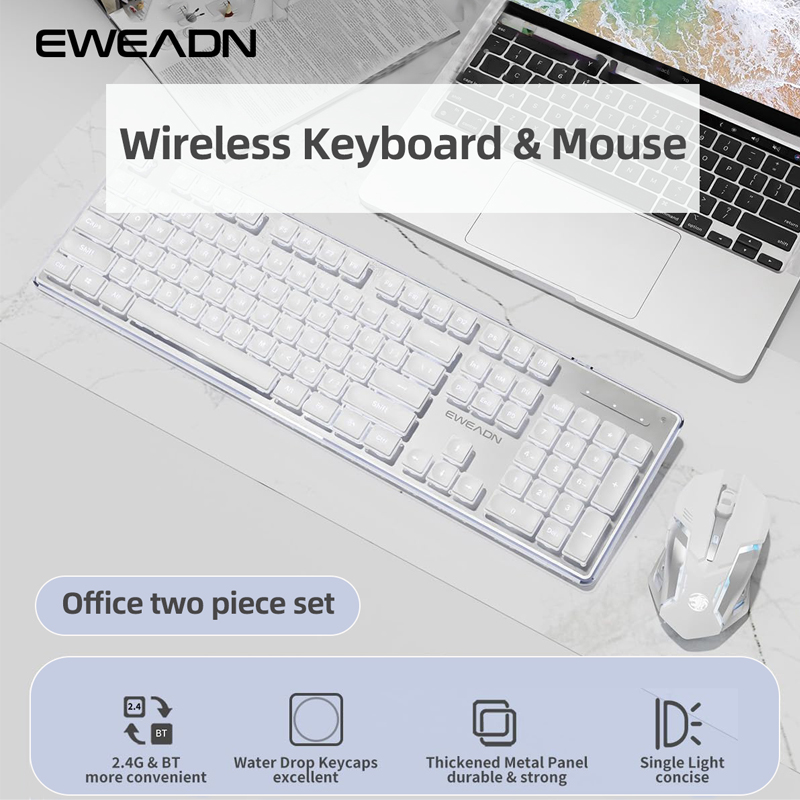 EWEADN V3 wireless Silent Offi - Gaming Keyboard Bluetooth 评论和价格