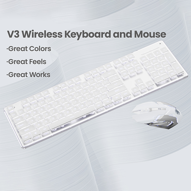 EWEADN V3 wireless Silent Offi - Gaming Keyboard Bluetooth 评论和价格