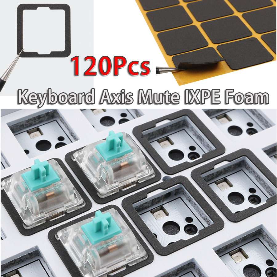 120PCS DIY Keyboard Inter-Axis - Foam Dampener Sheet 评论和价格