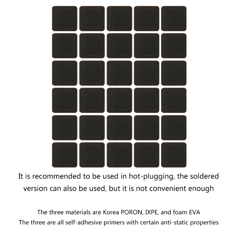 120PCS DIY Keyboard Inter-Axis - Foam Dampener Sheet 评论和价格