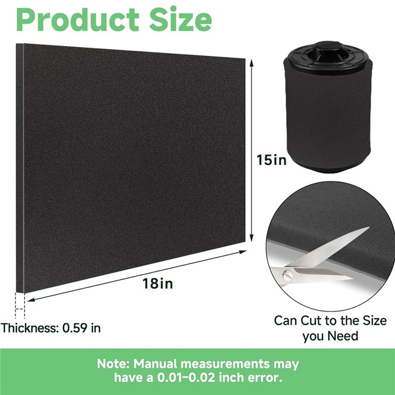 Air Filter Replacement For ATV - Polyurethane Foam Sheet 评论和价格