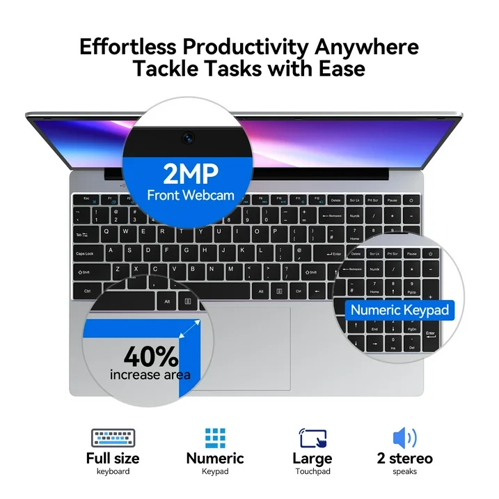 2026 15.6 Inch Ultra Slim Lapt - Gaming Keyboard 2026 评论和价格