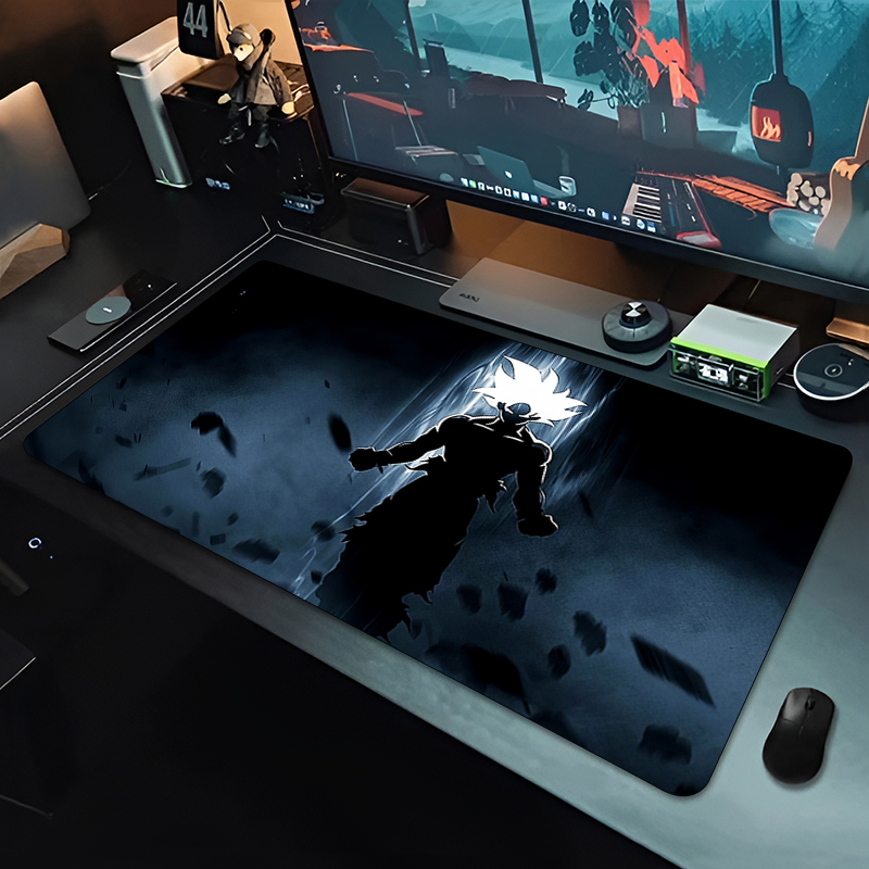 DBZ Black Anime Mouse Pad Drag - Gaming Keyboard Easy To Clean 评论和价格