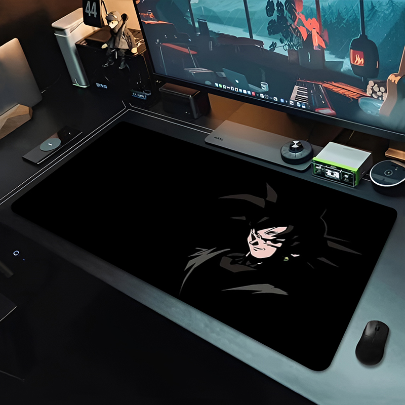 DBZ Black Anime Mouse Pad Drag - Gaming Keyboard Easy To Clean 评论和价格