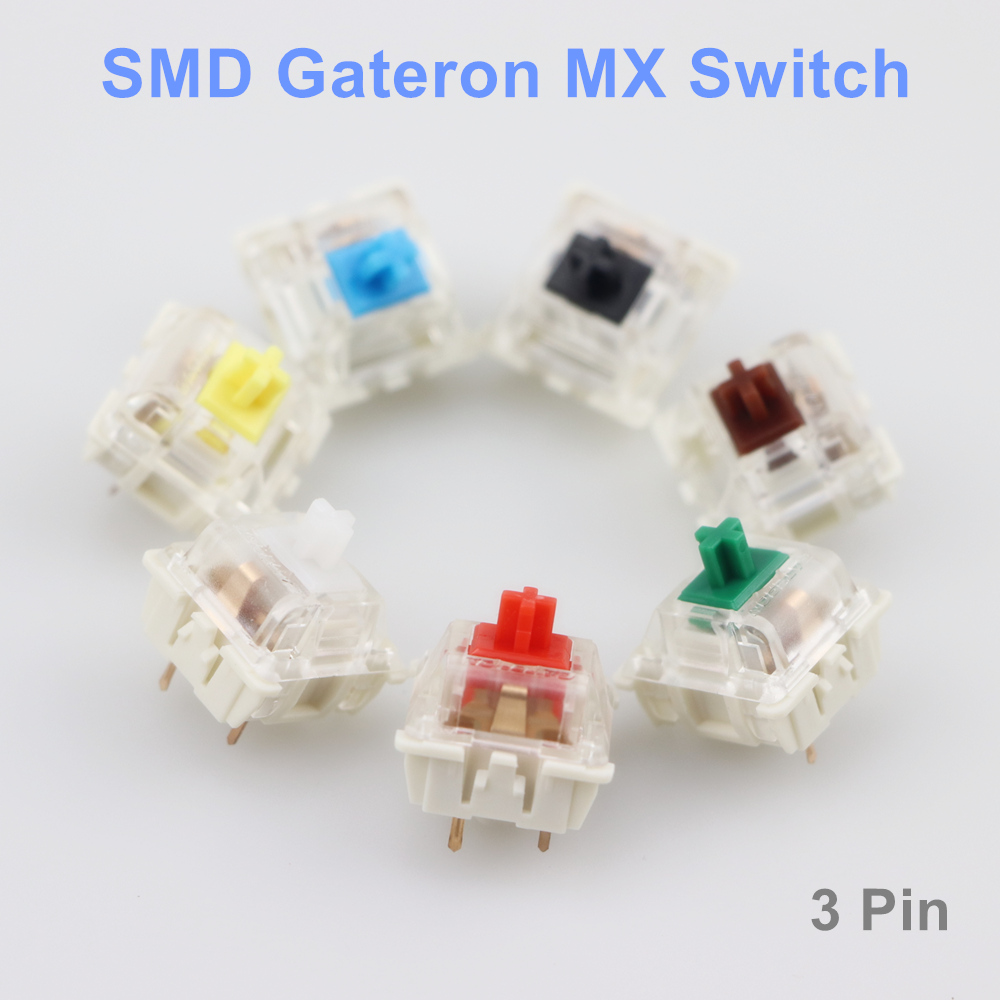 Gateron SMD Switches black red - Keyboard Gaming Blue Switch 评论和价格
