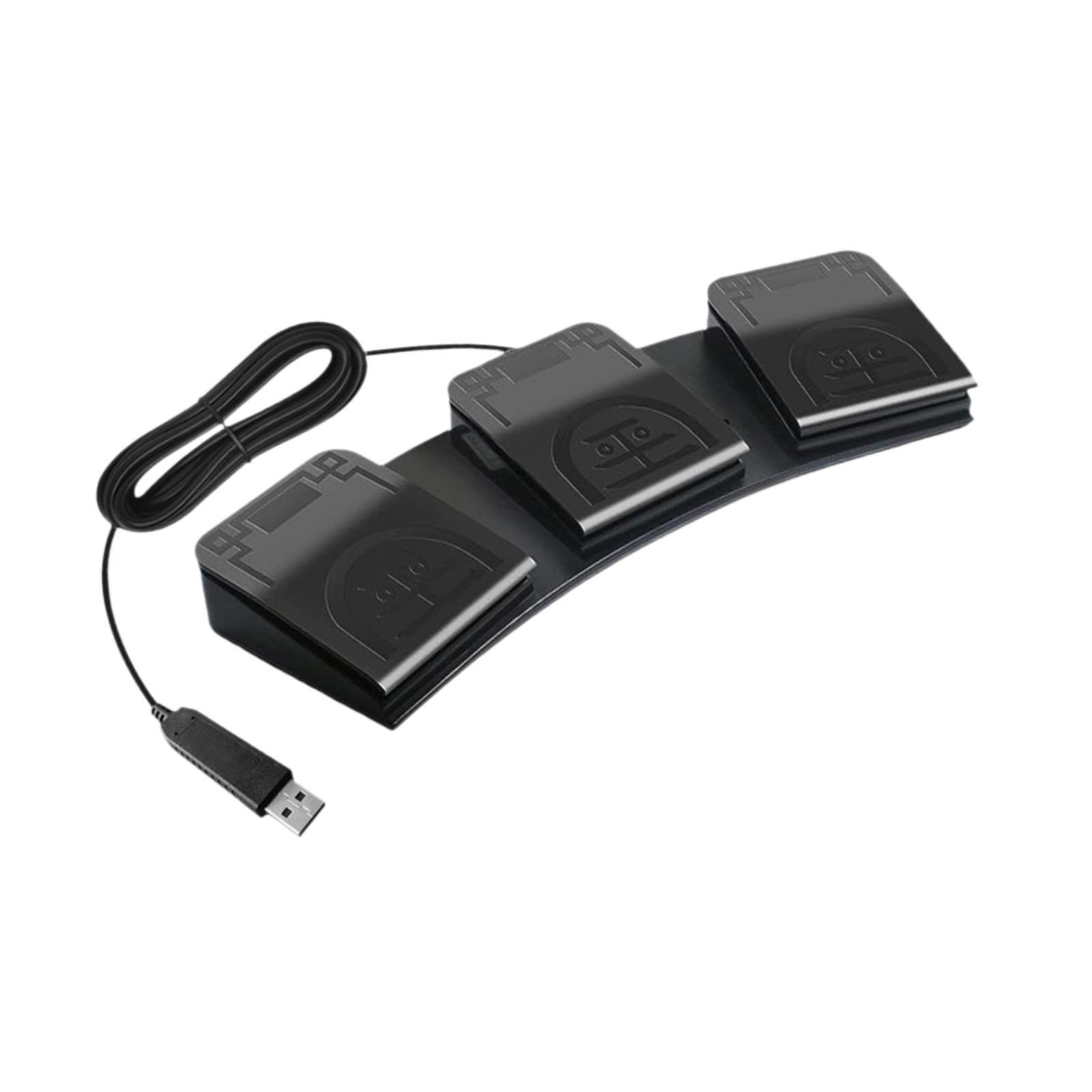 USB Triple Foot Switch Pedal R - Gaming Keyboard Test 评论和价格
