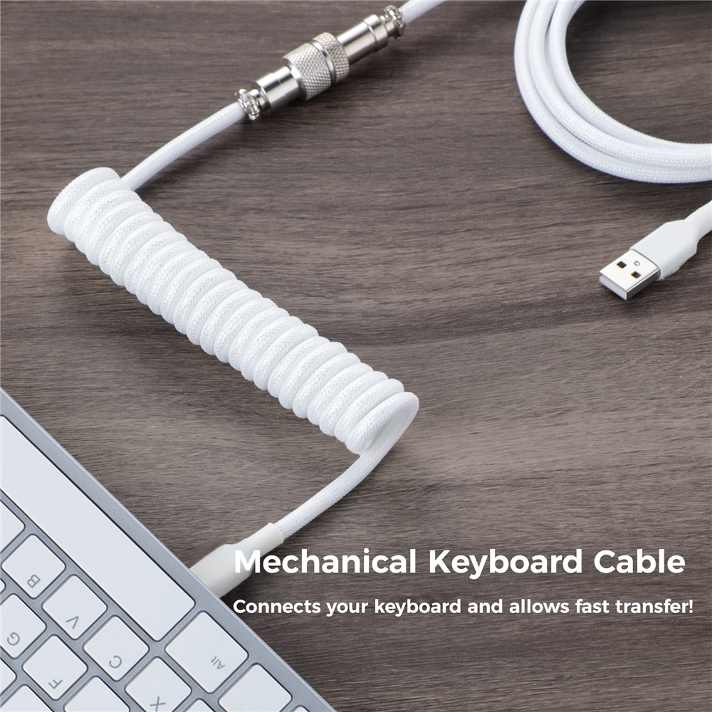 Mechanical Keyboard Coiled Cab - Gaming Keyboard Type C 评论和价格