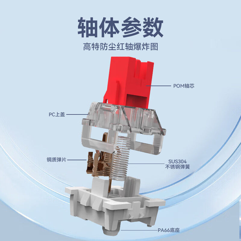 Mechanical Keyboard Switch Dus - Keyboard Gaming Blue Switch 评论和价格