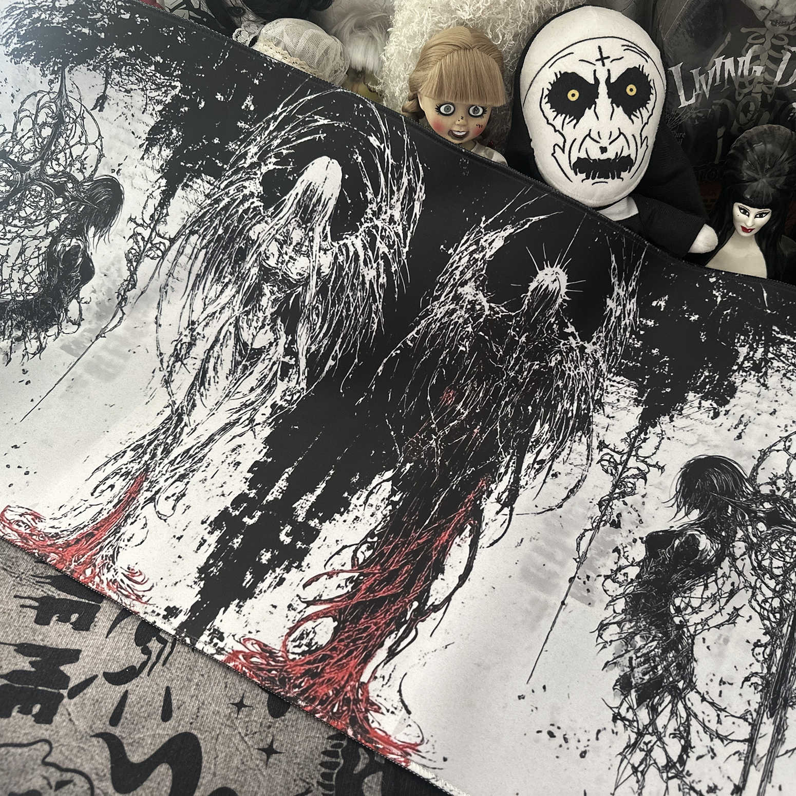 Dark Angel Art Design Large Si - Gaming Keyboard Mouse 评论和价格