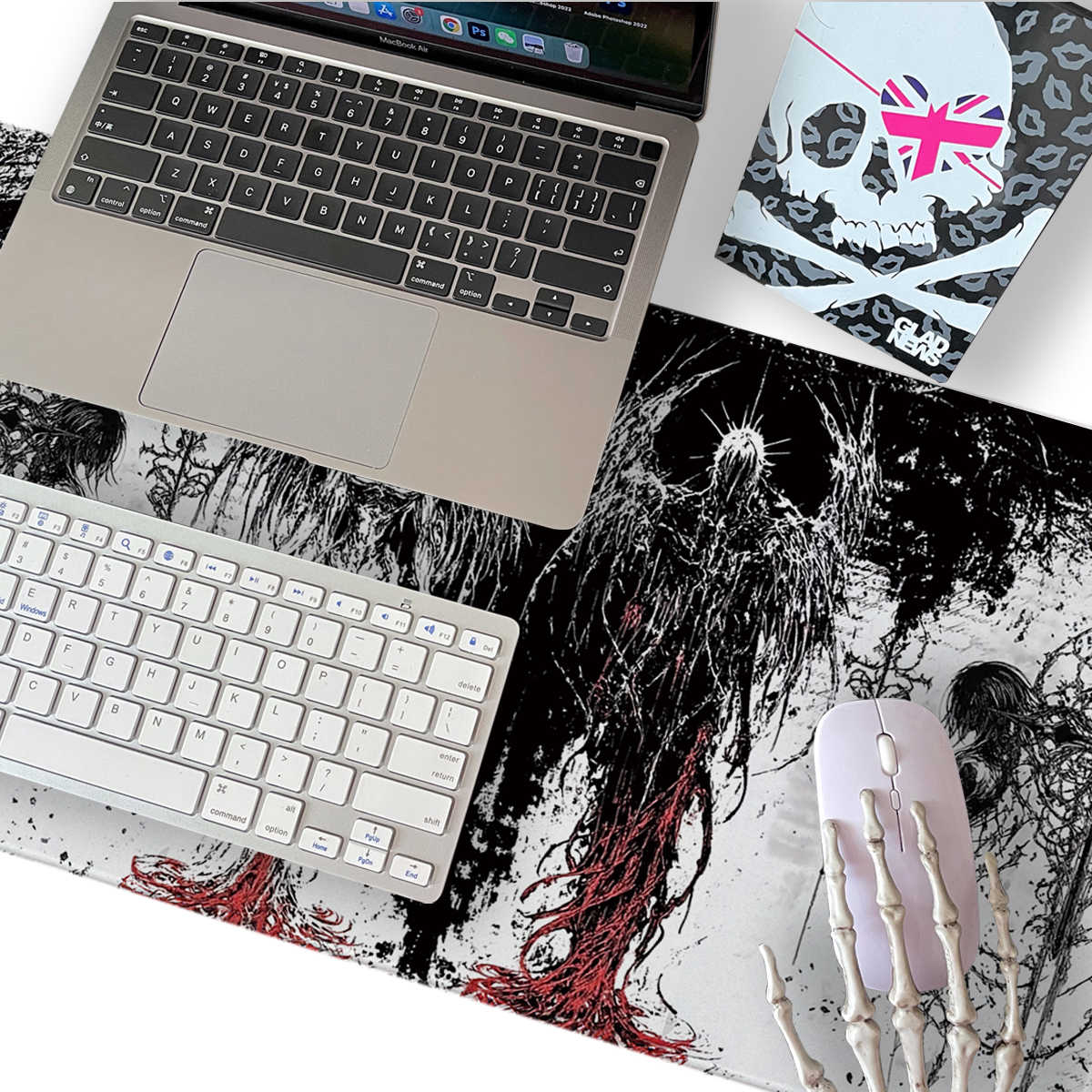 Dark Angel Art Design Large Si - Gaming Keyboard Mouse 评论和价格