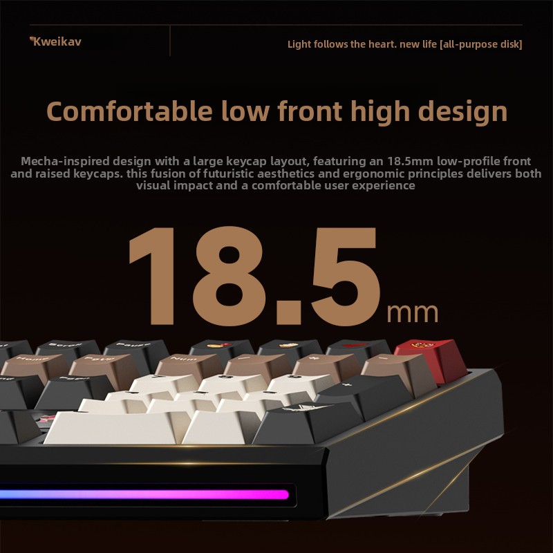 WEIKAV NUT108 Mechanical Keybo - Gaming Keyboard Mechanical Wireless 评论和价格