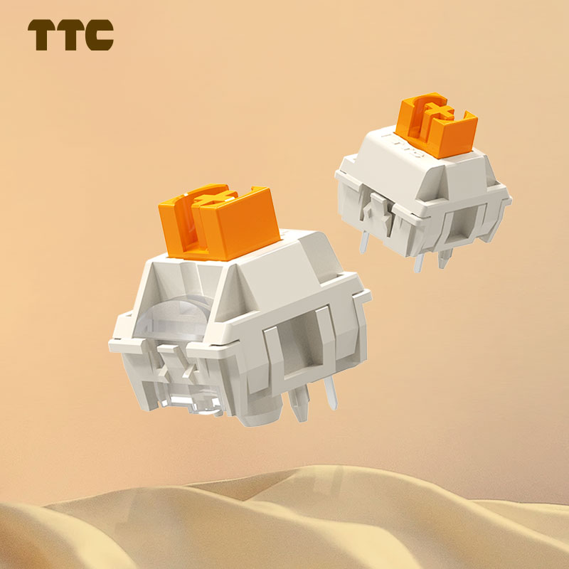 TTC Flame Orange Linear Switch - Gaming Keyboard Hot Swappable 评论和价格