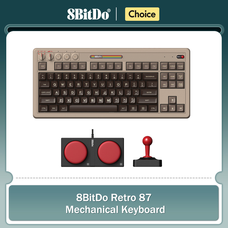 8BitDo Retro Mechanical Keyboa - Gaming Keyboard Hot Swappable 评论和价格