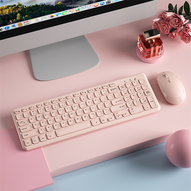 Fashion Wireless Keyboard and  - Gaming Keyboard And Mouse Set 评论和价格