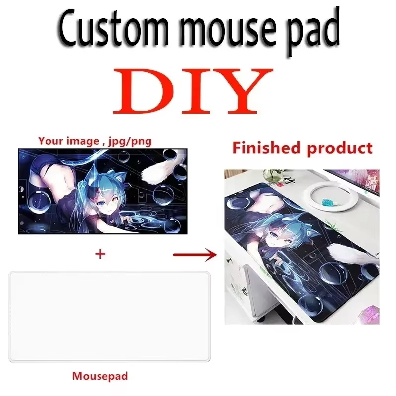 DIY Custom Mouse Pad XXL Anime - Gaming Keyboard Mouse 评论和价格
