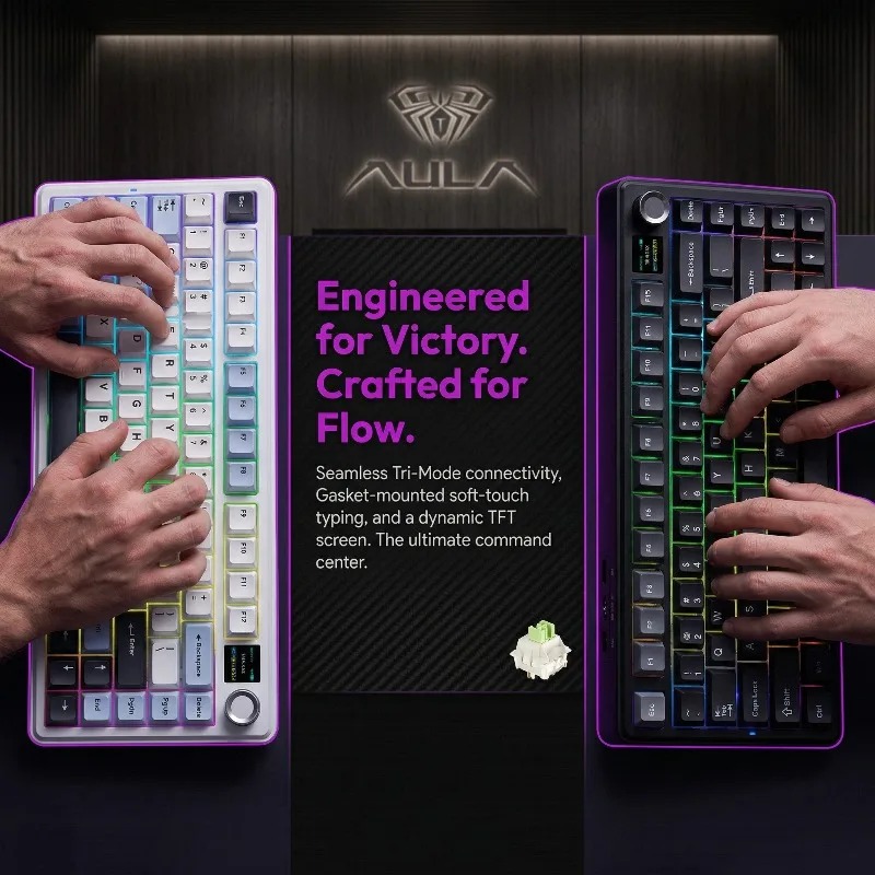 AULA F75 Max Mechanical Keyboa - Gaming Keyboard Hot Swappable 评论和价格