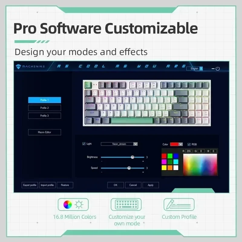 Wired Mechanical Keyboard 94 K - Gaming Keyboard Hot Swappable 评论和价格