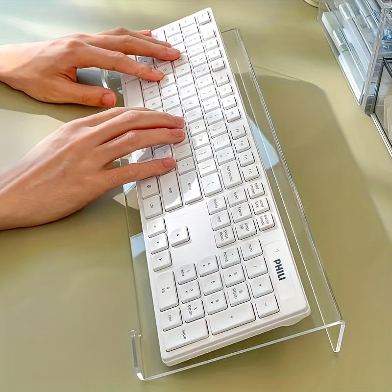 Acrylic keyboard stand, transp - Gaming Keyboard Ergonomics 评论和价格