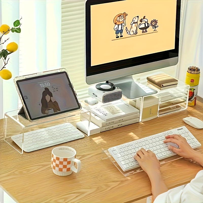 Acrylic keyboard stand, transp - Gaming Keyboard Ergonomics 评论和价格