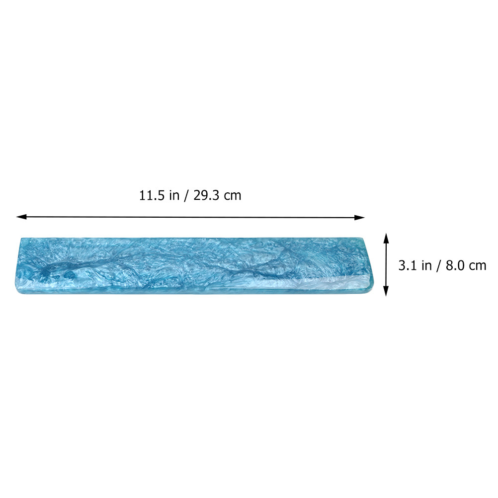 Blue Epoxy Resin Keyboard Wris - Keyboard Gaming Blue Switch 评论和价格