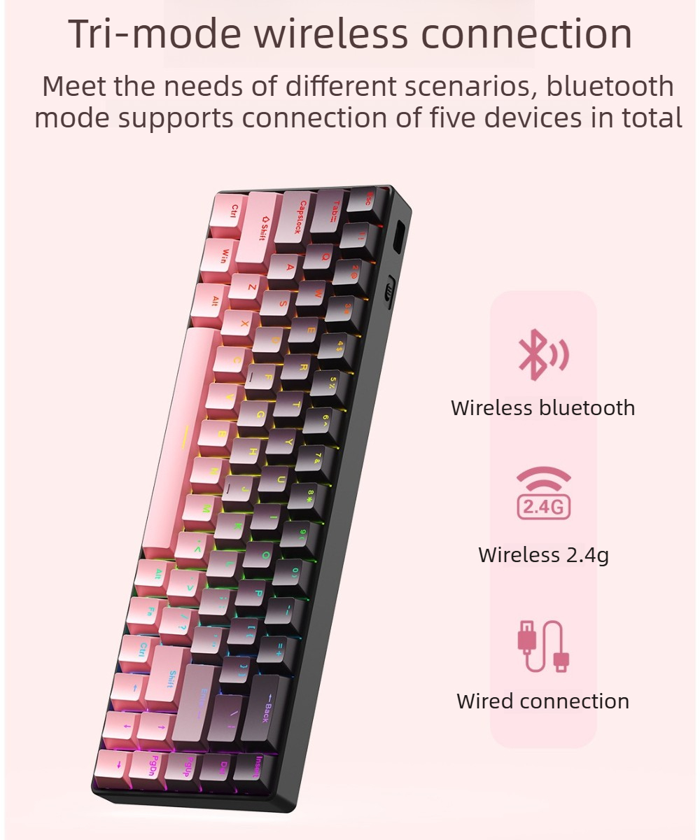 Mechanical Keyboard RGB Teclad - Gaming Keyboard Type C 评论和价格