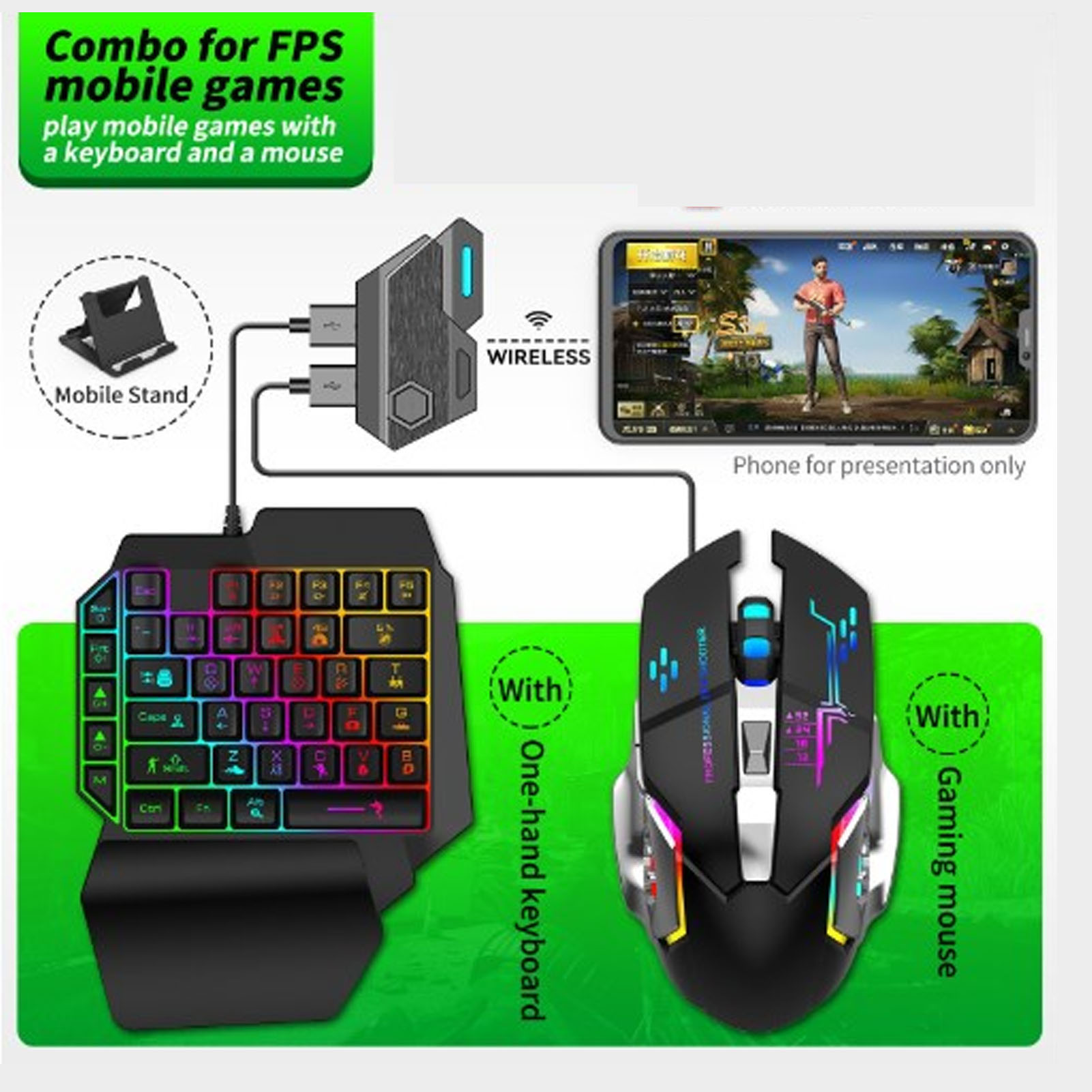 Keyboard Mouse Converter Set R - Gaming Keyboard And Mouse Set 评论和价格