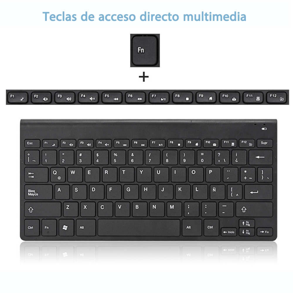 Hot 78Keys Spanish Keyboard Wi - Gaming Keyboard And Mouse Set 评论和价格