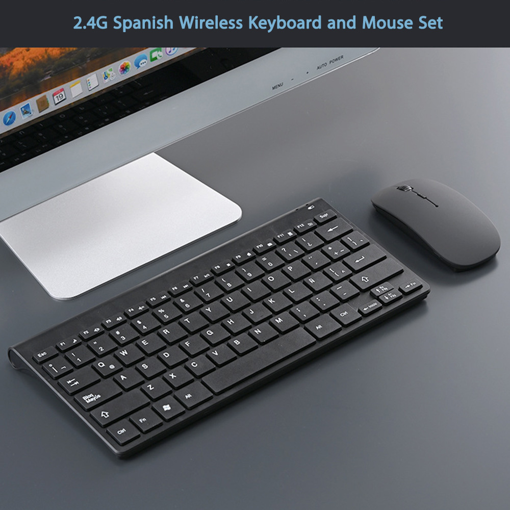 Hot 78Keys Spanish Keyboard Wi - Gaming Keyboard And Mouse Set 评论和价格