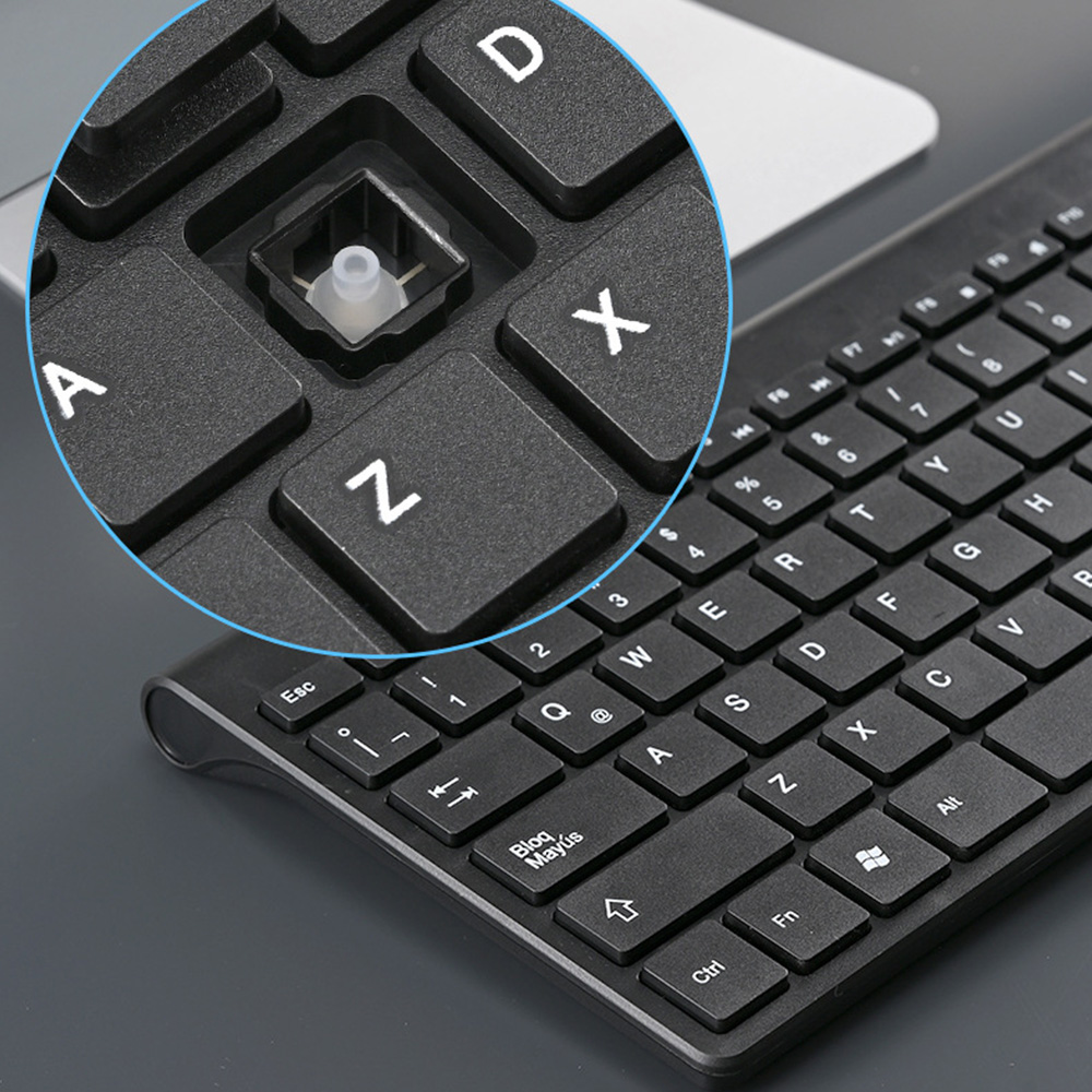 Hot 78Keys Spanish Keyboard Wi - Gaming Keyboard And Mouse Set 评论和价格