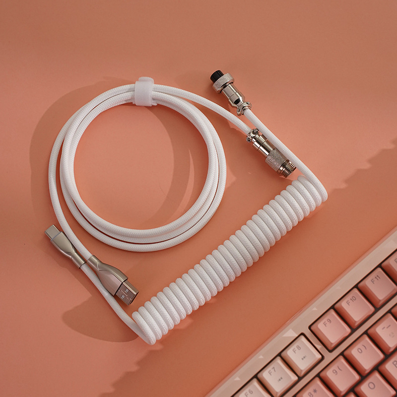 Type C USB Aviator Coiling Cab - Gaming Keyboard Extension 评论和价格