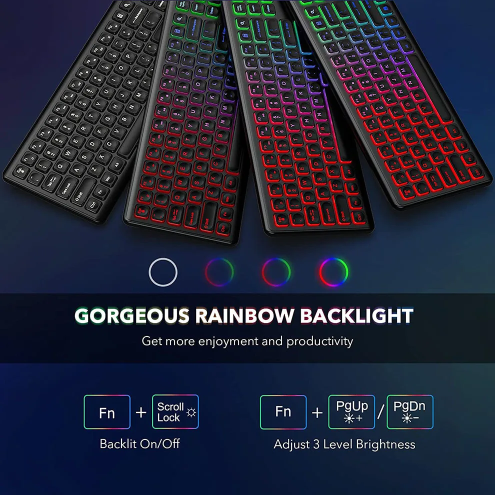 Wireless Keyboard and Mouse Co - Gaming Keyboard And Mouse Set 评论和价格
