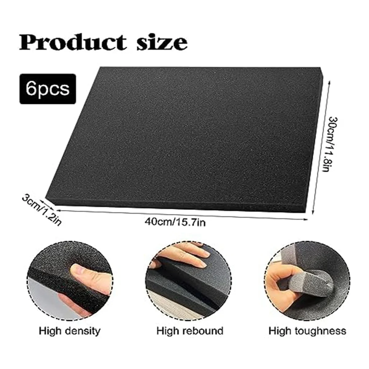 6 PCS Polyurethane Foam Sheets - Polyurethane Foam Sheet 评论和价格