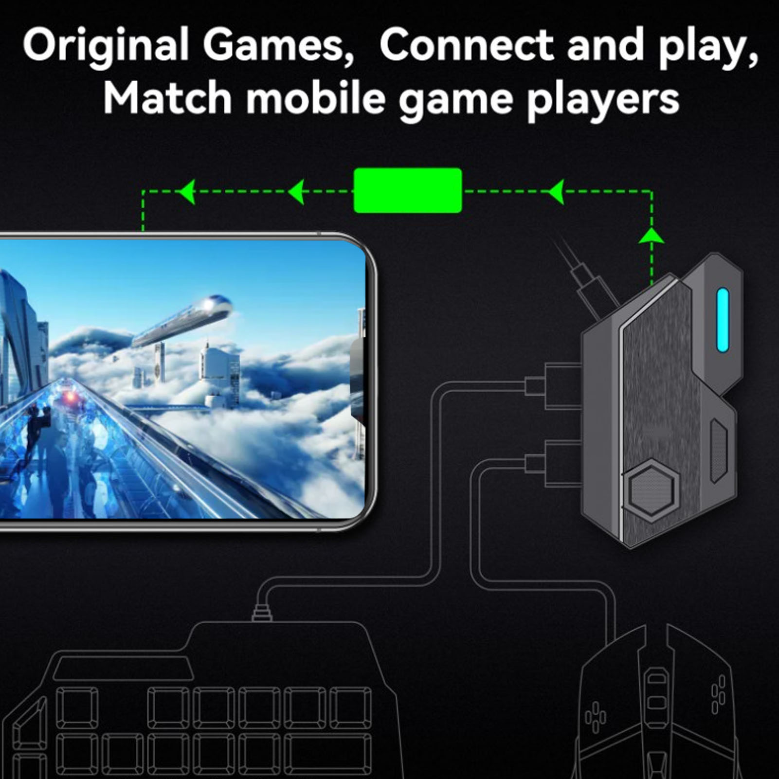 Mobile Game Combo Pack Bluetoo - Gaming Keyboard Bluetooth 评论和价格