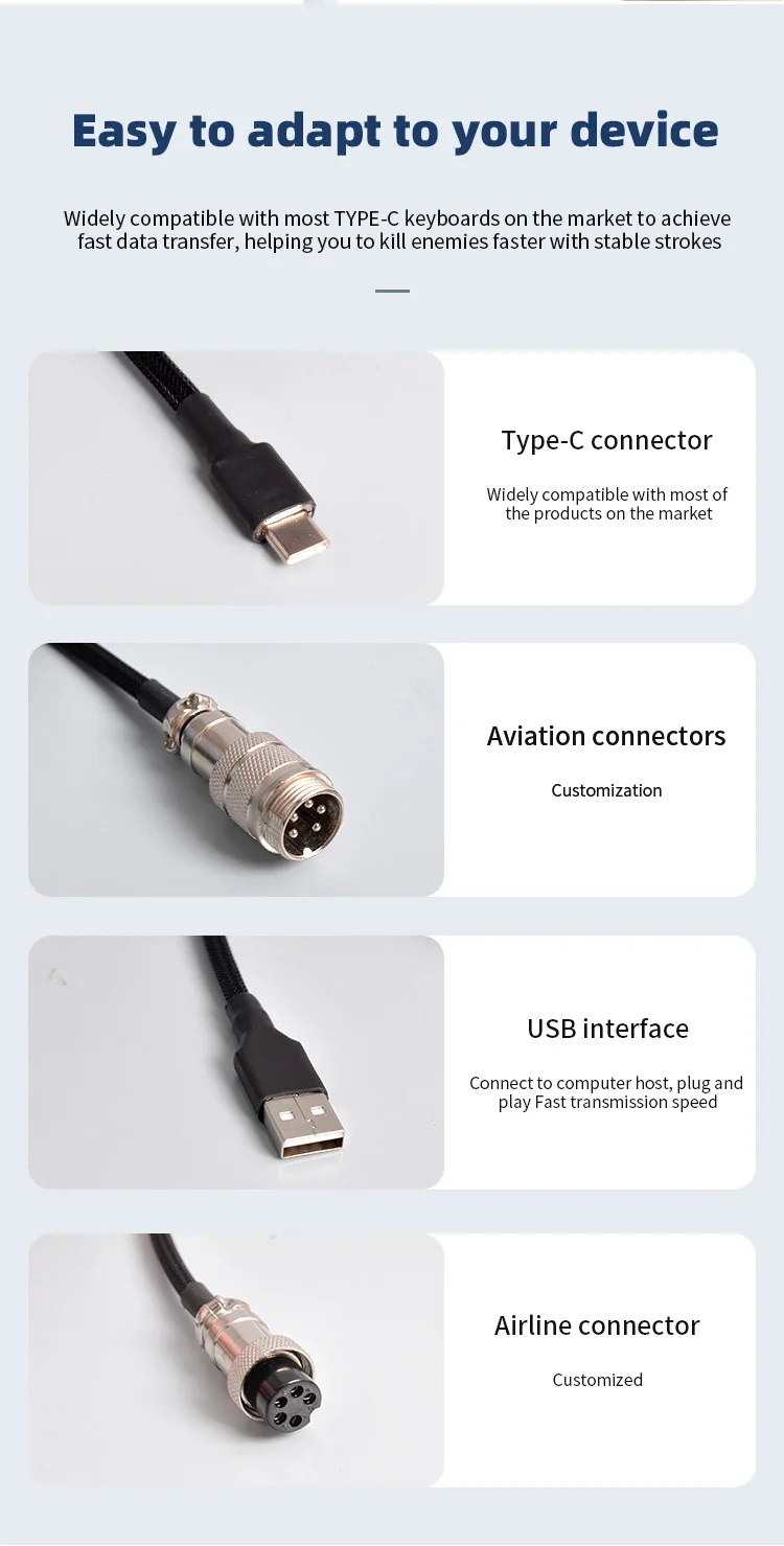 Type-C USB Port, Aviator Coili - Gaming Keyboard Extension 评论和价格