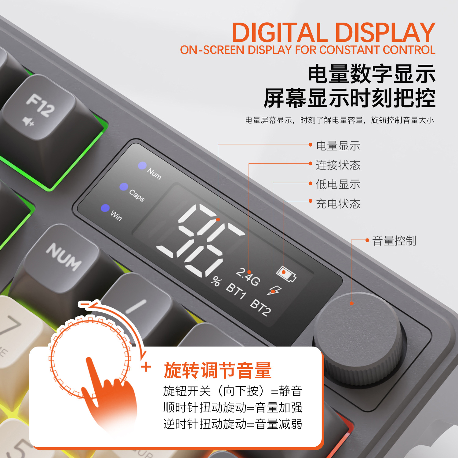 Hot Free Wolf T96 Wireless Dua - Gaming Keyboard And Mouse Set 评论和价格