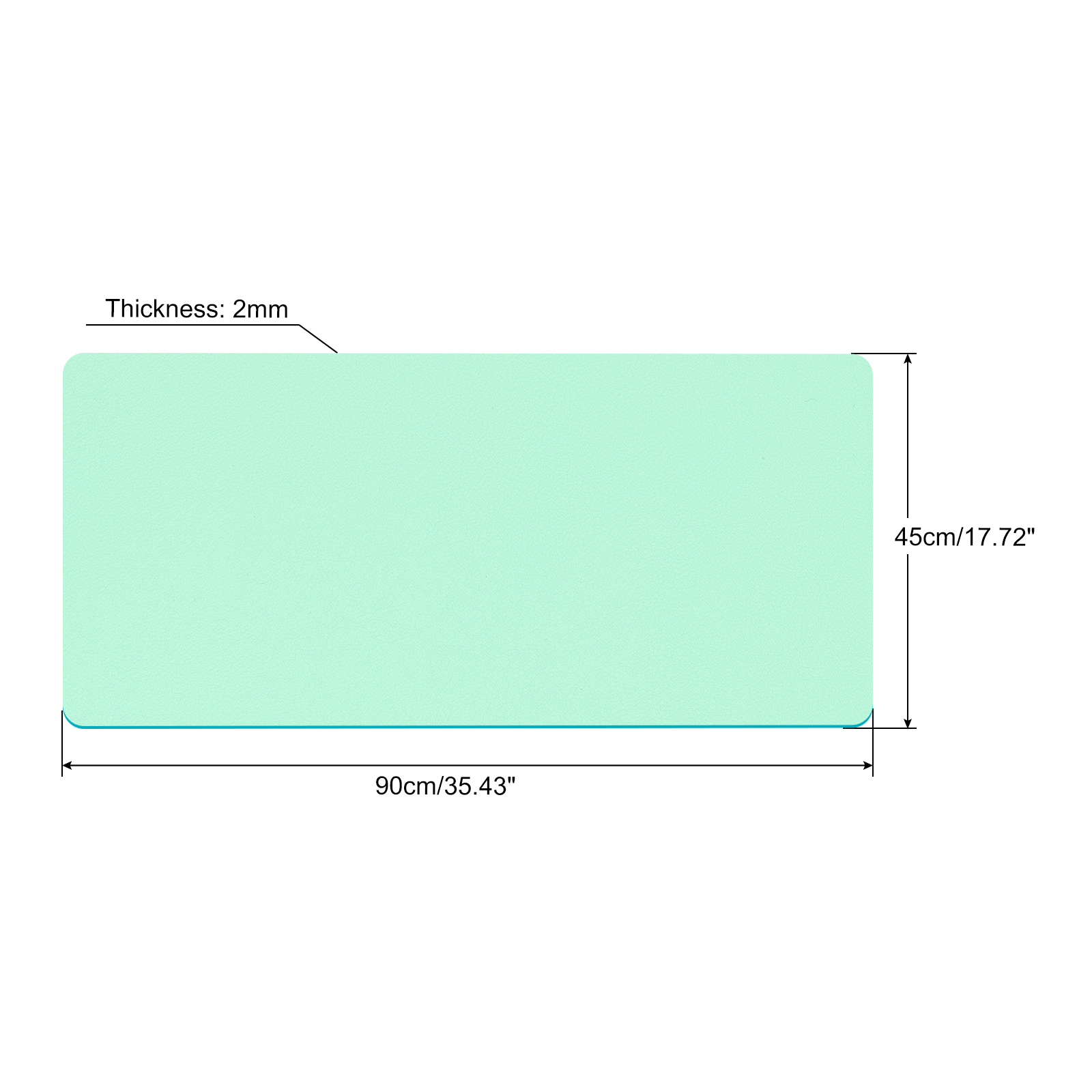 Office Desk Mat Protector PU L - Gaming Keyboard Mouse 评论和价格